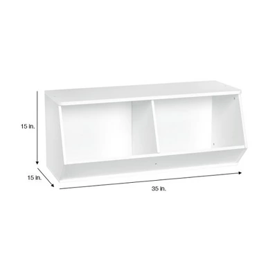 ClosetMaid KidSpace Angled Organizer White - ClosetMaid 2 ClosetMaid KidSpace Angled Organizer White - ClosetMaid - Image 2