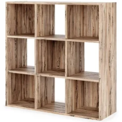 35.43" Piperton 9 Cube Organizer Natural - Signature Design By Ashley -Home Storage Store GUEST 9ee78588 7898 4fe7 96ee 0ba8b48aab56