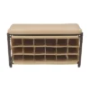 Organize It All Shoe Rack With Bench