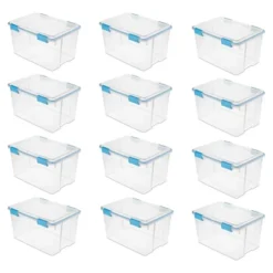 Sterilite 54 Quart Clear Plastic Stackable Storage Container Box Bin With Air Tight Gasket Seal Latching Lid Long Term Organizing Solution 14 Sterilite 54 Quart Clear Plastic Stackable Storage Container Box Bin With Air Tight Gasket Seal Latching Lid Long Term Organizing Solution -Home Storage Store GUEST 9f9f528e 3cf0 4657 bde6 44c56d1ce732