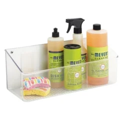 MDesign Wall Mount Plastic Home Storage Organizer Tray Basket Bin -Home Storage Store GUEST a0ccc62b 653d 4367 b9f9 f1c7d763aa90