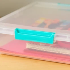 IRIS USA 6qt Modular Plastic Storage Container Latching Box -Home Storage Store GUEST a18d05a3 ebf2 45c9 b4ae b98905c26f7a