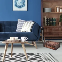 Brynnberg 13"x8,3"x4,3" Wooden Pirate Flap Closure Treasure Chest - Lockable -Home Storage Store GUEST a233e737 f05f 4b9e 86e4 b91c2a5c81f4