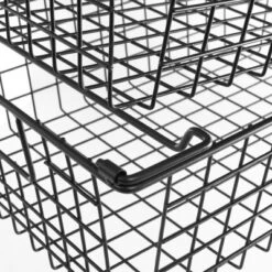 Set Of 2 Storage Bins - Basket Set For Toy, Kitchen, Closet, And Bathroom Storage - Small Shelf Organizers With Handles By Home-Complete (Black) 18 Set Of 2 Storage Bins - Basket Set For Toy, Kitchen, Closet, And Bathroom Storage - Small Shelf Organizers With Handles By Home-Complete (Black) -Home Storage Store GUEST a376470f 5659 4d25 8aba ad2174daba1e