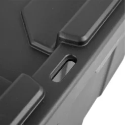 Sterilite 15 Gallon Stackable Industrial Tote With Latches, Tie Down Holes, And Indexed Lids For Heavy-Duty Storage Needs -Home Storage Store GUEST a3dc52c9 99f9 49c4 b284 a7cd68bddb6a