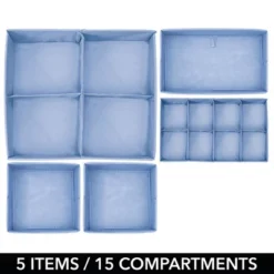 MDesign Child/Baby Drawer And Closet Storage Organizer Combo, Set Of 5 -Home Storage Store GUEST a5c217e6 8462 4316 a23f d34a6fe11831