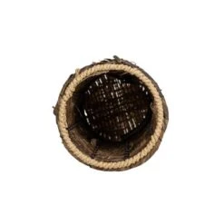 Woven Wine Bottle Holder Seagrass & Metal By Foreside Home & Garden -Home Storage Store GUEST a6ad1719 800a 4a80 9b6f 2cfb881846ca