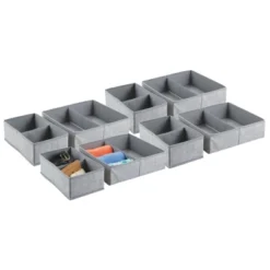 MDesign Fabric Child/Kids Drawer Organizer, 2 Sizes, Set Of 8 -Home Storage Store GUEST a7f6dfdb e505 445d bf92 79d66f5553e2