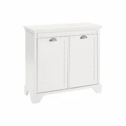 Crosley Linen Hamper In White -Home Storage Store GUEST a8debaba 3dad 419f 8839 e0c452e169dd