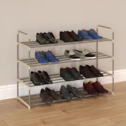 Hastings Home Four-Shelf Shoe Rack - Holds 24 Pairs Of Shoes 7 Hastings Home Four-Shelf Shoe Rack - Holds 24 Pairs Of Shoes -Home Storage Store GUEST aaf7ead8 b76e 4eea b769 b67055cceb59