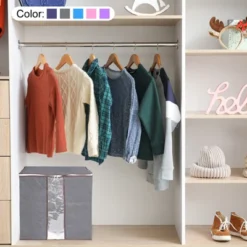 Unique Bargains Storage Bag Organizer With Reinforced Handle Sturdy Zipper 9 Unique Bargains Storage Bag Organizer With Reinforced Handle Sturdy Zipper -Home Storage Store GUEST ac4a810f ba42 4abf 8116 6c222de9e4b2