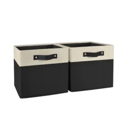 2pc Kids' 10.5" Two-Toned Folding Storage Bin Set - RiverRidge Home -Home Storage Store GUEST b0cd9c0c 2716 47bb 9142 06532c147172