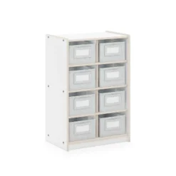 Guidecraft EdQ 8 Cubby Bin Storage Organizer - 30" -Home Storage Store GUEST b0ea35cd 2a2b 456b 960e eb47eed19f14