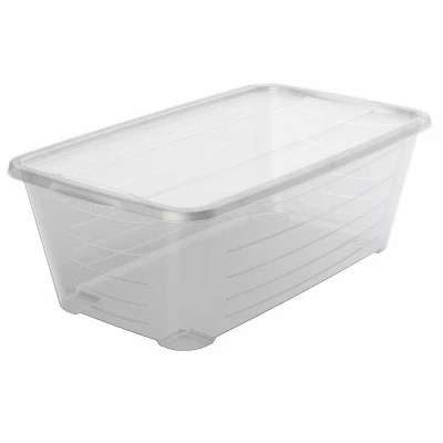 Life Story 6Q Rectangular Clear Plastic Protective Storage Shoe Box (16 Pack) 3 Life Story 6Q Rectangular Clear Plastic Protective Storage Shoe Box (16 Pack) - Image 3