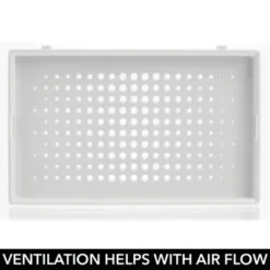 MDesign Plastic Stackable Closet Shoe Storage Box, Side Opening, Clear -Home Storage Store GUEST b5008bdb 6dbe 4a54 95d7 56adb6496988