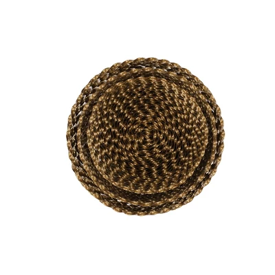 Set Of 3 Round Modern Metal Basket Gold - Olivia & May 3 Set Of 3 Round Modern Metal Basket Gold - Olivia & May - Image 3