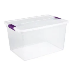 Sterilite 66 Quart Clear Plastic Latching Handle Storage Container Tote 14 Sterilite 66 Quart Clear Plastic Latching Handle Storage Container Tote -Home Storage Store GUEST bb8403a7 8c9b 4617 83e2 c9d3f1aa886f