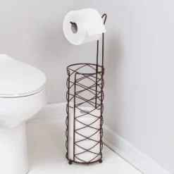 Honey-Can-Do Freestanding Toilet Paper Holder Oil Rubbed Bronze -Home Storage Store GUEST bcac3ae5 f2b6 45e0 8378 5948feed49bd
