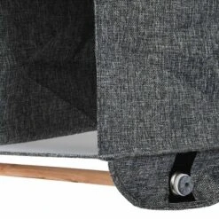 Household Essentials 4 Pocket Wide Organizer With Hangbar Graphite -Home Storage Store GUEST bcb6e0d4 682c 4850 9968 c567686f79ce