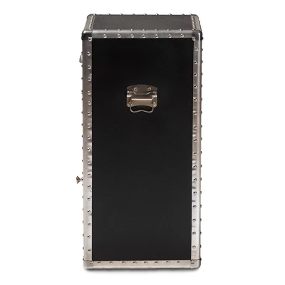 Cosette Metal Floral Accent Cabinet Silver - Baxton Studio 6 Cosette Metal Floral Accent Cabinet Silver - Baxton Studio - Image 6