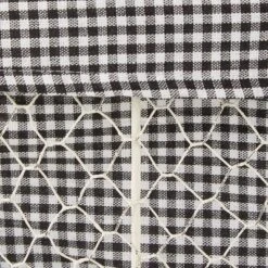 Design Imports Set Of 3 S Antique White Chicken Wire Gingham Check Liner Baskets Black/White -Home Storage Store GUEST c1156da7 6bd3 4743 8764 6d92d3cbc4ec