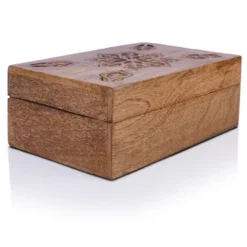 Mela Artisan | Serena Decorative Box In Light Burnt -Home Storage Store GUEST c2bf6ea3 fcd0 4d7e b9bc 50d25589dd7a