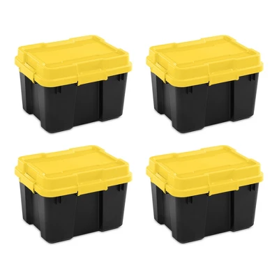 Sterilite 18319Y04 20 Gallon Heavy Duty Plastic Storage Container Box With Lid And Latches 2 Sterilite 18319Y04 20 Gallon Heavy Duty Plastic Storage Container Box With Lid And Latches - Image 2