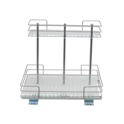 Household Essentials Double-Sided Pantry Organizer Nickel -Home Storage Store GUEST c86abe12 9952 4f9d a892 2ddcbaacac42