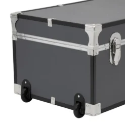 Seward Trunk 30" Paper Line Wheels Gray 10 Seward Trunk 30" Paper Line Wheels Gray -Home Storage Store GUEST c955c77c c613 48a6 b382 d3ff63b4391d