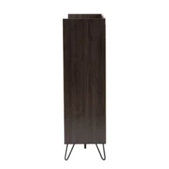 Baldor Wood 3 Door Shoe Cabinet Dark Brown - Baxton Studio -Home Storage Store GUEST caa7e34f 48ed 4948 92e3 fb6159c06c53