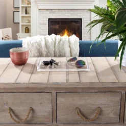 Hastings Home Decorative Acrylic Catchall Tray For Bedroom, Bathroom, And Office Storage - Clear -Home Storage Store GUEST ced62793 eb98 4f90 8e34 8fcac935cba6