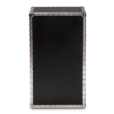 Cosette Metal Floral Accent Cabinet Silver - Baxton Studio 5 Cosette Metal Floral Accent Cabinet Silver - Baxton Studio - Image 5