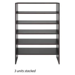 Whitmor 24" Stackable Wide 2 Shelf Storage Organizer Brown 8 Whitmor 24" Stackable Wide 2 Shelf Storage Organizer Brown -Home Storage Store GUEST d28c1dad 15be 44f3 90dc 8b134774ecf9