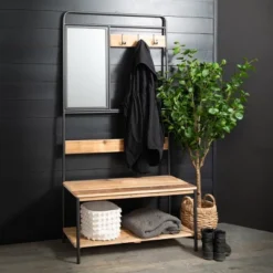 15.75"H Sullivans Chunky Woven Basket Set Of 3, Natural -Home Storage Store GUEST d30480e5 7df9 46f7 ad74 0470aaadeca7