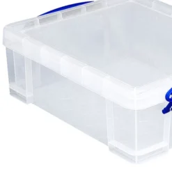 Really Useful Box Stackable 8.1 Liter Plastic Storage Container Bin With Snap Lid & Built-In Clip Lock Handles For Home & Office Organization (5 Pack) -Home Storage Store GUEST d32d1e58 9ac7 47c2 9c18 4243abb96eaa