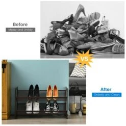 Tangkula Iron Shoe Shelf 2/3/4-Tier Space Saving Layered Shoes Shelving Shoes Storage Organizer 17 Tangkula Iron Shoe Shelf 2/3/4-Tier Space Saving Layered Shoes Shelving Shoes Storage Organizer -Home Storage Store GUEST d3530bcd 462a 42de b85b 3d9d47db8135