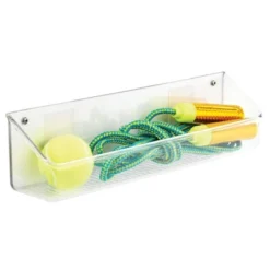MDesign Wall Mount Plastic Home Storage Organizer Tray Basket Bin -Home Storage Store GUEST d4c27c5e 51b5 4ef9 8e95 96f0a2cd0ff6