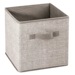 MDesign Fabric Closet Organizer Cube Bin - Textured Print, Small 16 MDesign Fabric Closet Organizer Cube Bin - Textured Print, Small -Home Storage Store GUEST d4efd4b1 fdfc 4d88 8969 ee5c0db36943