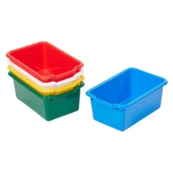 Educator Direct Scoop Front Multipurpose Storage Bins, Cubby Compatible, 5-Piece -Home Storage Store GUEST dbd17b49 8ee9 4763 9b20 dca7e0e71dd6