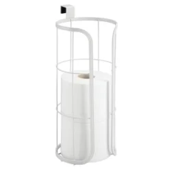 MDesign Metal Over The Tank Toilet Tissue Paper Roll Holder -Home Storage Store GUEST e1049ac6 1359 4d5f 87ab 40bc5588e34f