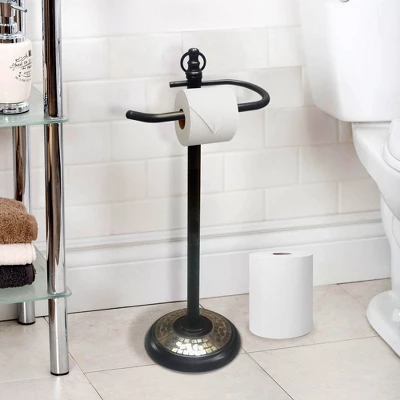 Freestanding Toilet Tissue Holder Bronze - Nu Steel 3 Freestanding Toilet Tissue Holder Bronze - Nu Steel - Image 3