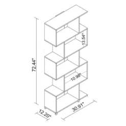 Petrolina Z-Shelf - Manhattan Comfort -Home Storage Store GUEST e4743fdd 58c0 4481 836c 36b08729e93a