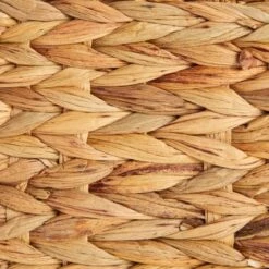 Farmlyn Creek 2 Pack Wall Mounted Decorative Hyacinth Storage Baskets With Hooks For Bathroom, Laundry Room, Nursery -Home Storage Store GUEST e4fe41ca 3834 4f2a b2fa 1a64af0c010a