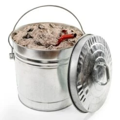 Behrens 6gal Galvanized Steel Locking Lid Storage Can Silver -Home Storage Store GUEST ea5b3705 53c2 4fda bc59 6ad465638204