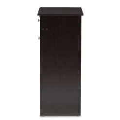 Dariell Modern And Contemporary Finished Shoe Cabinet Dark Brown - Baxton Studio -Home Storage Store GUEST ec12586d 2681 4dc7 ac55 b3d789f33bb1