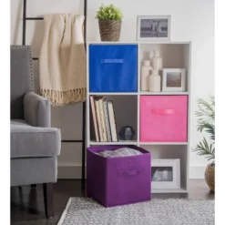 Set Of 2 11" X 11" X 11" Nonwoven Pp Square Storage Cube Solid Black - Design Imports 13 Set Of 2 11" X 11" X 11" Nonwoven Pp Square Storage Cube Solid Black - Design Imports -Home Storage Store GUEST f3bf5e61 86b6 40f2 bea3 5682325c7ad6