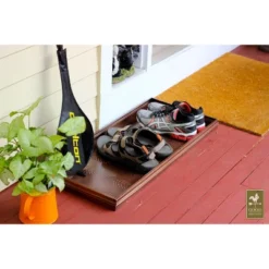 Pine Cones Copper Finish Multi-Purpose Boot Tray - Good Directions -Home Storage Store GUEST f888ed88 2f91 462f 8a4f 9d3f1c3d6137
