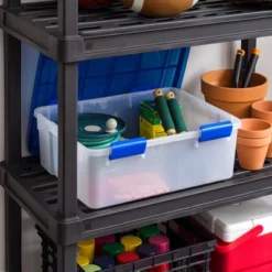 IRIS 26.5qt WeatherPro Plastic Storage Bin -Home Storage Store GUEST f9c5a4de bcd2 4276 88df 383971834ace