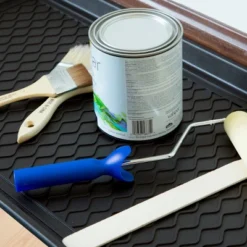 Large All-Weather Indoor/Outdoor Boot Tray - Weather-Resistant Plastic Shoe Mat With Raised Edge For Entryways, Decks, And Patios By Stalwart (Black) -Home Storage Store GUEST fa1dfe19 9335 4304 8b77 794b1fa65139