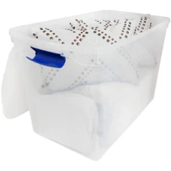 Homz Heavy Duty Modular Stackable Storage Tote Containers With Latching Lids -Home Storage Store GUEST fac71b88 2b38 4f89 aa99 4ced7a9ea234